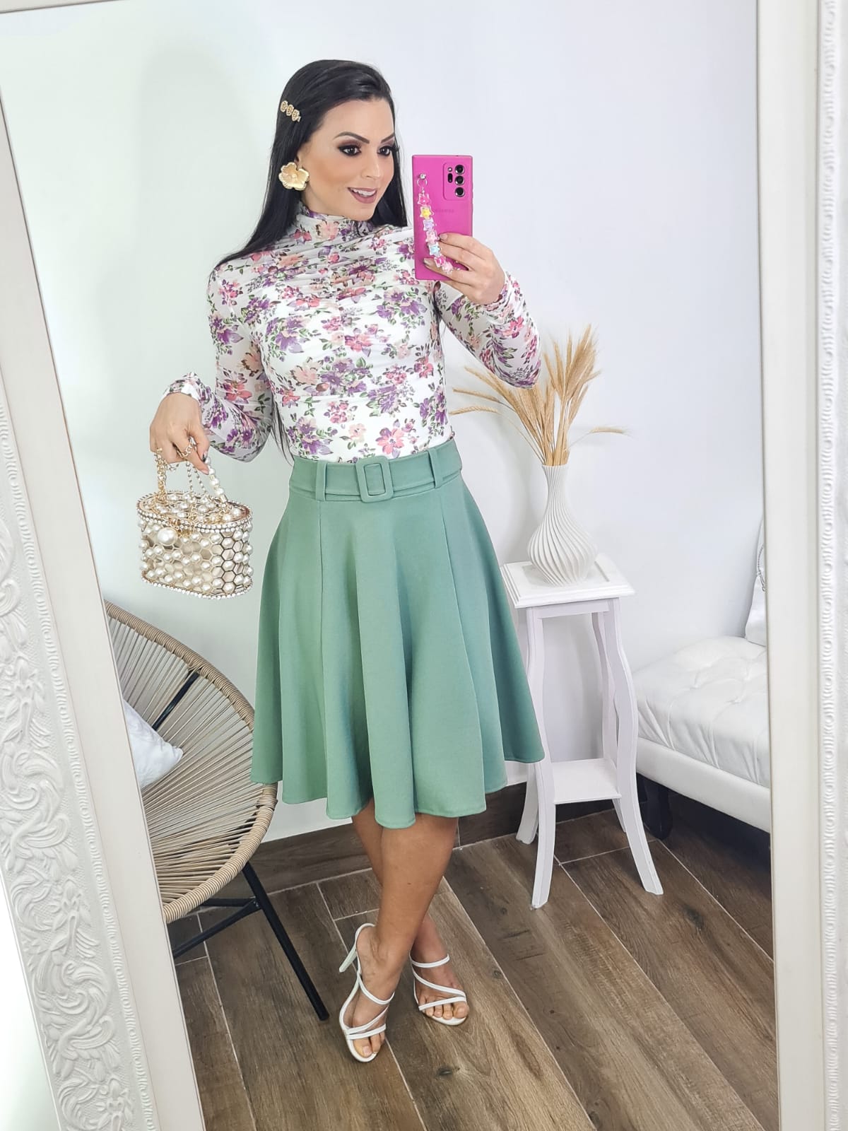 Saia Godê Saias Pinterest Saia Midi Pinterest Saias Pretas Midi